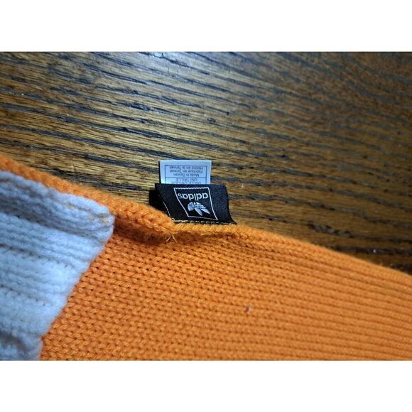Adidas University TN Volunteers Orange White Collar Scarf Wrap w Hand Pockets - Picture 7 of 10